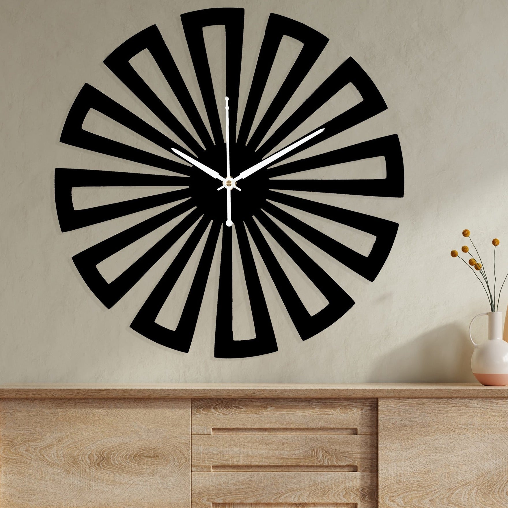 Trangular Clock Triangle - Wall Clock – TangyOak