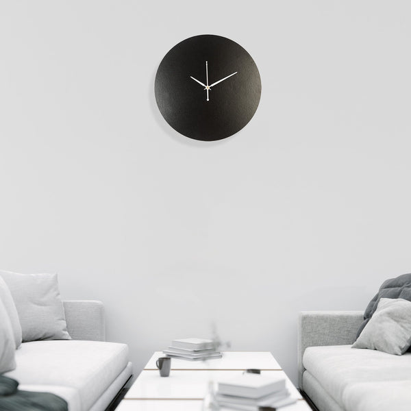 Jet Black - Wall Clock
