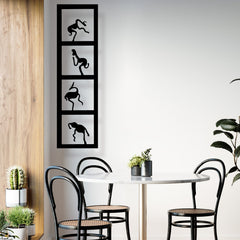 Tribes - Wooden Acrylic Wall Decor || Wall Hanging