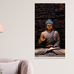 Meditating Buddha - Wall Painting