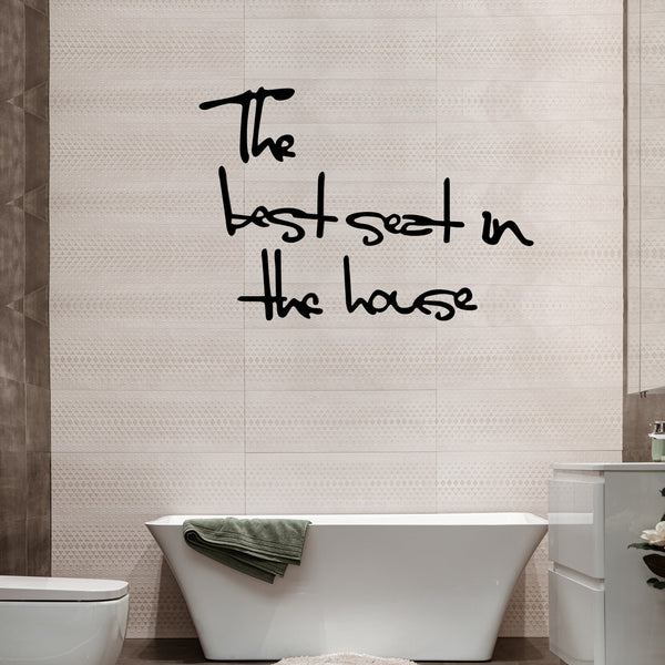 Best Seat - Wooden Acrylic Wall Decor || Wall Hanging