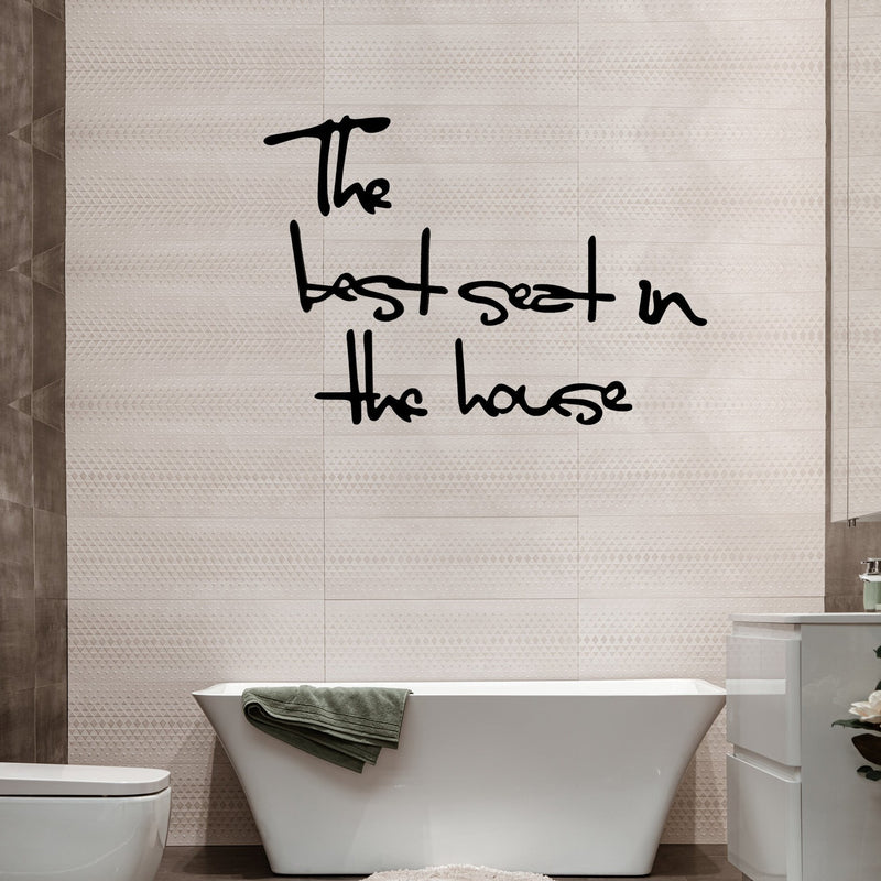 Best Seat - Wooden Acrylic Wall Decor || Wall Hanging