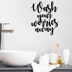 Wash Worries - Wooden Acrylic Wall Decor || Wall Hanging