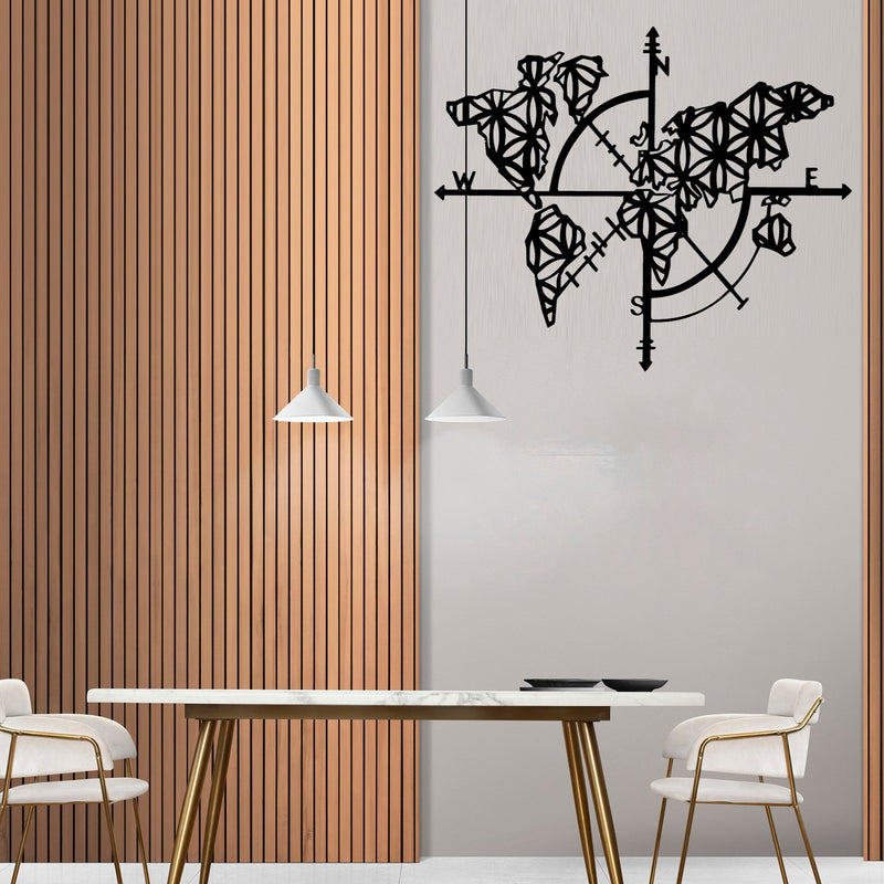 Map of Life - Wooden Acrylic Wall Decor || Wall Hanging