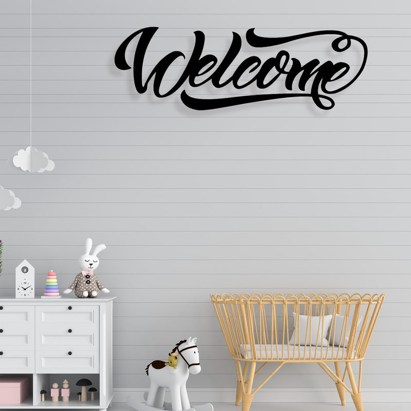 Welcome - Wooden Acrylic Wall Decor || Wall Hanging