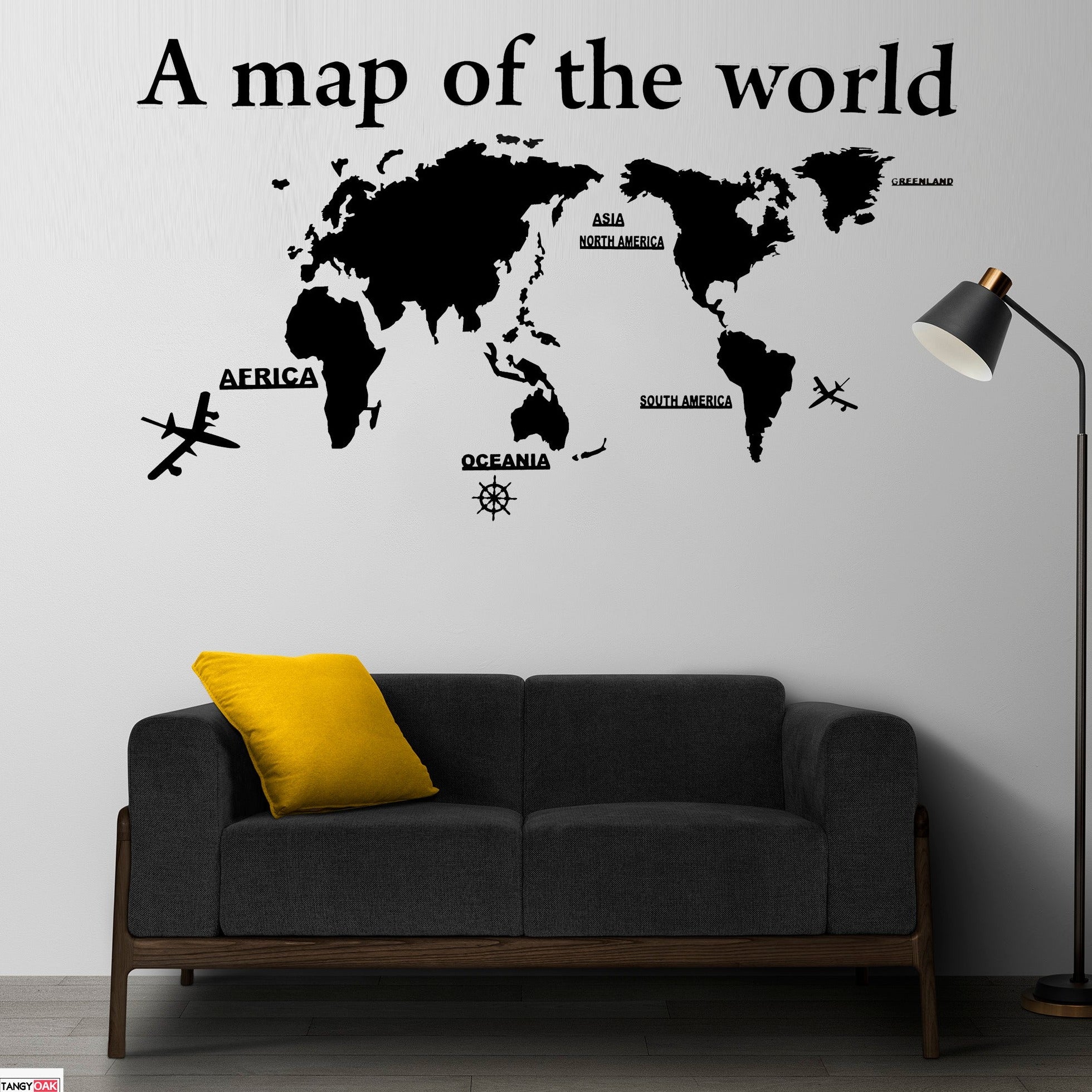 A Map of World - Wall Art
