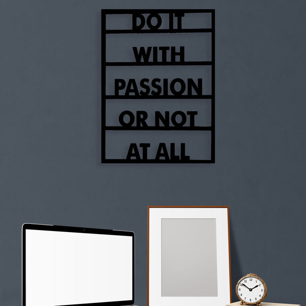 Passion - Wooden Acrylic Wall Decor || Wall Hanging