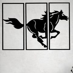 Running Horse - Wooden Acrylic Wall Decor || Wall Hanging