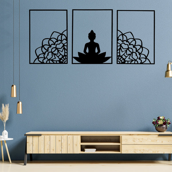 Buddha Leaf - Wooden Acrylic Wall Decor || Wall Hanging