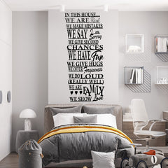 My Family - Wooden Acrylic Wall Decor || Wall Hanging