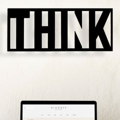 Think - Wooden Acrylic Wall Decor || Wall Hanging