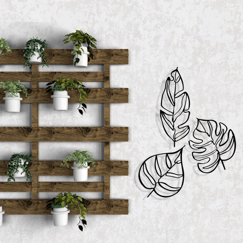 leaf petals - Wooden Acrylic Wall Decor || Wall Hanging