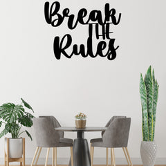 Rules - Wooden Acrylic Wall Decor || Wall Hanging
