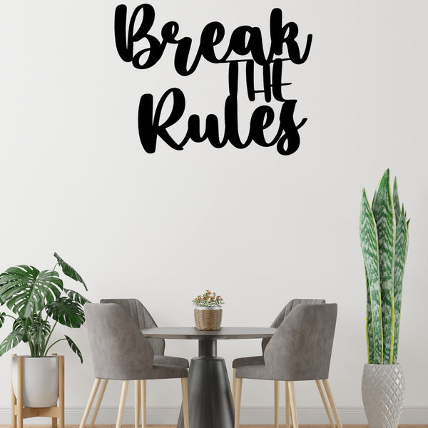 Rules - Wooden Acrylic Wall Decor || Wall Hanging