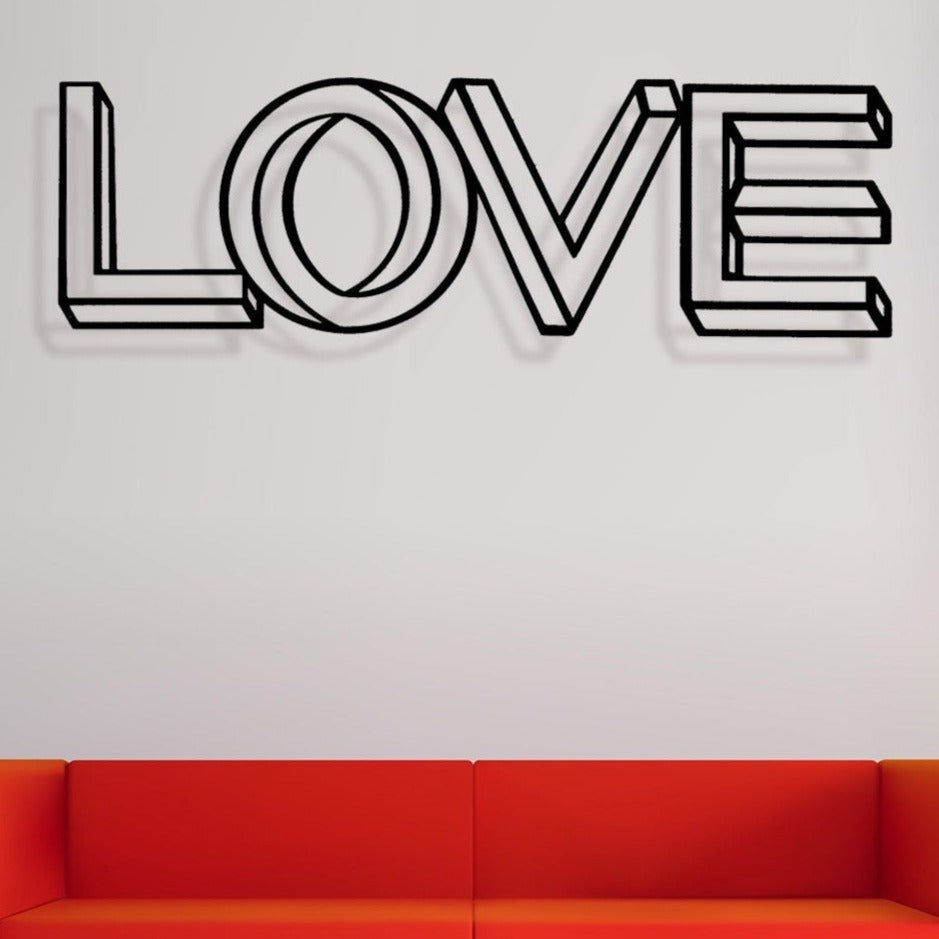 3D LOVE - Wall Art