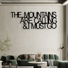 Mountains - Wooden Acrylic Wall Decor || Wall Hanging