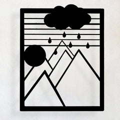 Rain - Wooden Acrylic Wall Decor || Wall Hanging