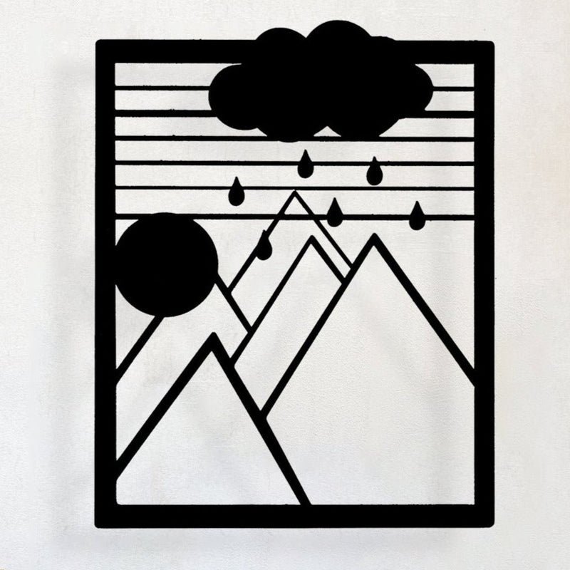 Rain - Wooden Acrylic Wall Decor || Wall Hanging