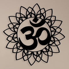 Om Mandala - Wooden Acrylic Wall Decor || Wall Hanging