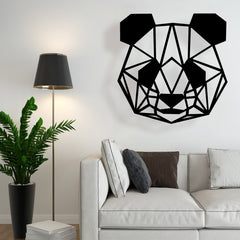 Panda Face - Wooden Acrylic Wall Decor || Wall Hanging