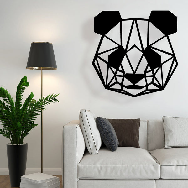 Panda Face - Wooden Acrylic Wall Decor || Wall Hanging