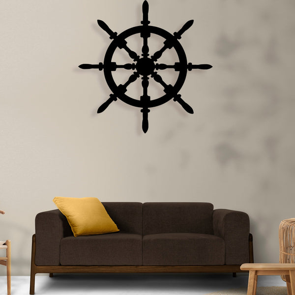 Cart Wheel - Wooden Acrylic Wall Decor || Wall Hanging