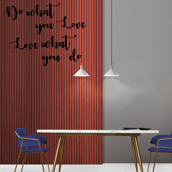 Do What you love - Wooden Acrylic Wall Decor || Wall Hanging