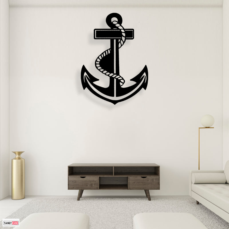Anchor - Wooden Acrylic Wall Decor || Wall Hanging
