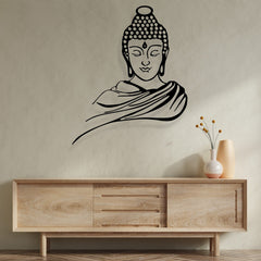 Awakening Buddha - Wooden Acrylic Wall Decor || Wall Hanging
