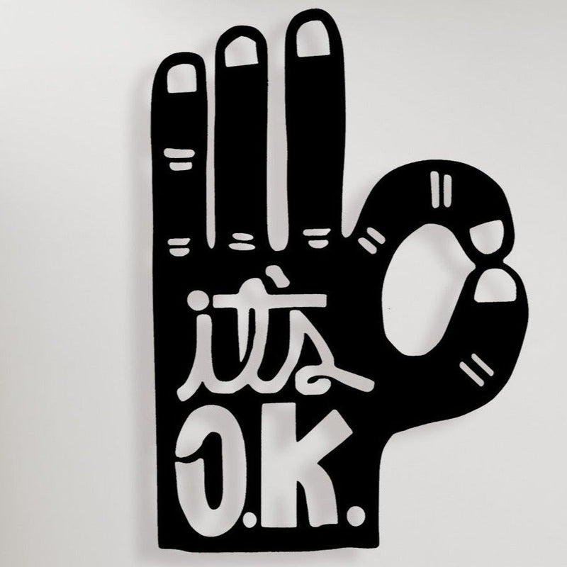 It's OK - Wooden Acrylic Wall Decor || Wall Hanging