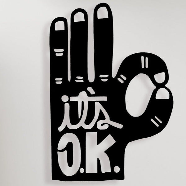 It's OK - Wooden Acrylic Wall Decor || Wall Hanging