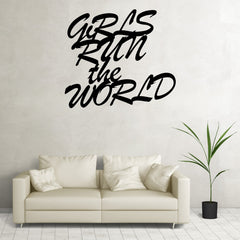 Girls - Wooden Acrylic Wall Decor || Wall Hanging