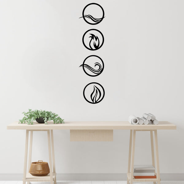 Life Elements - Wooden Acrylic Wall Decor || Wall Hanging