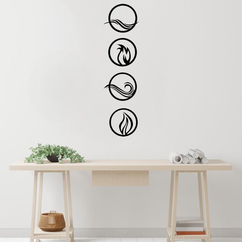 Life Elements - Wooden Acrylic Wall Decor || Wall Hanging