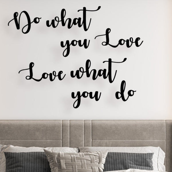 Do What you love - Wooden Acrylic Wall Decor || Wall Hanging