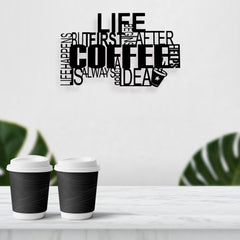 Coffee - Wooden Acrylic Wall Decor || Wall Hanging