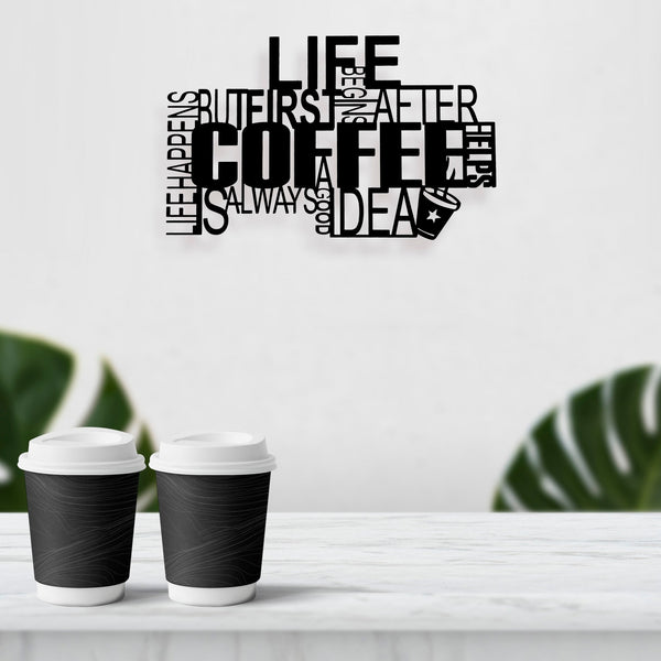 Coffee - Wooden Acrylic Wall Decor || Wall Hanging