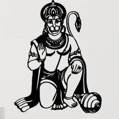 Hanumanji - Wooden Acrylic Wall Decor || Wall Hanging
