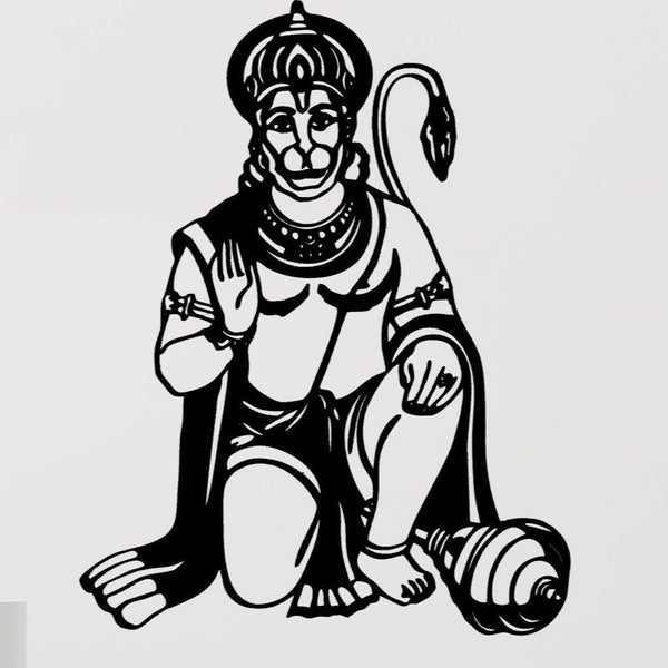 Hanumanji - Wooden Acrylic Wall Decor || Wall Hanging