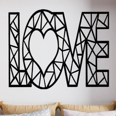 Love Heart - Wooden Acrylic Wall Decor || Wall Hanging