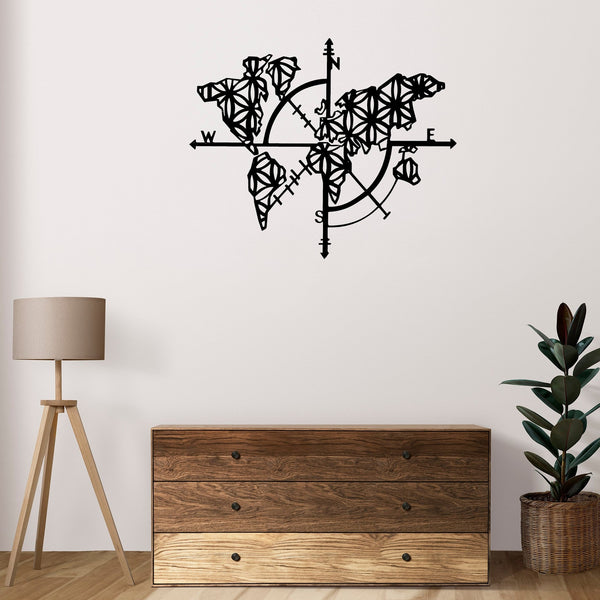 Map of Life - Wooden Acrylic Wall Decor || Wall Hanging