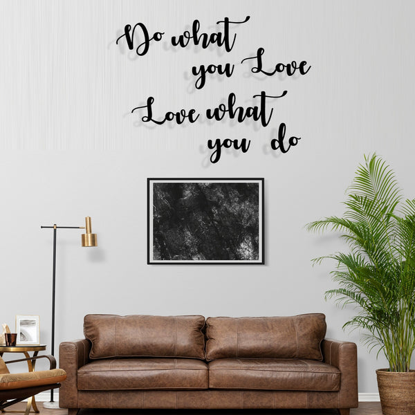 Do What you love - Wooden Acrylic Wall Decor || Wall Hanging