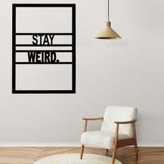 Weird - Wooden Acrylic Wall Decor || Wall Hanging