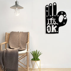 It's OK - Wooden Acrylic Wall Decor || Wall Hanging