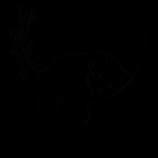 Sleeping Panda - Wooden Acrylic Wall Decor || Wall Hanging