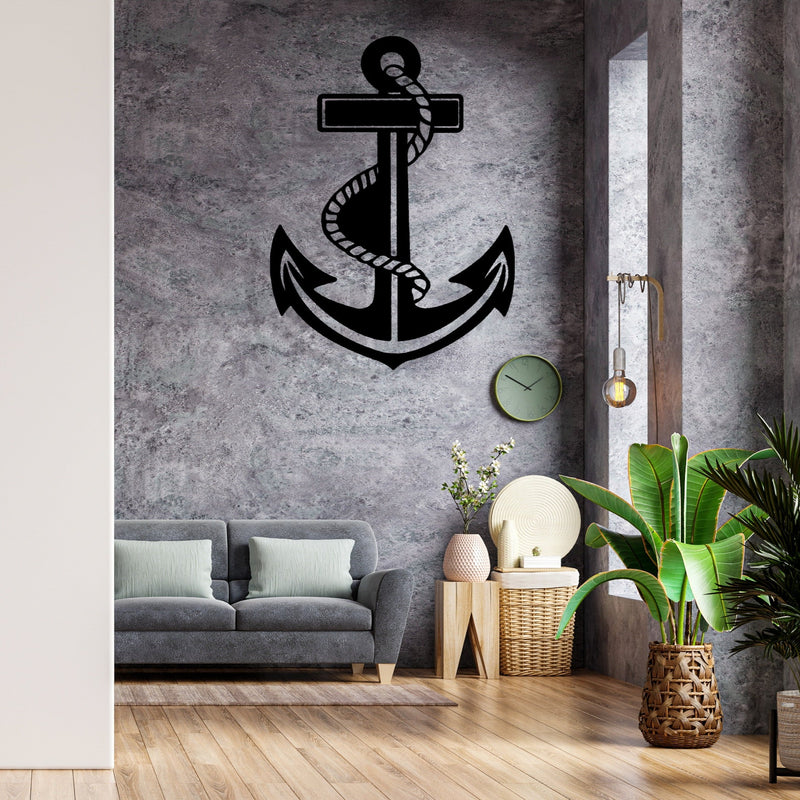 Anchor - Wooden Acrylic Wall Decor || Wall Hanging