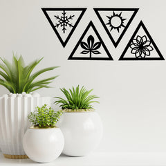 Nature - Wooden Acrylic Wall Decor || Wall Hanging