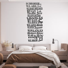 My Family - Wooden Acrylic Wall Decor || Wall Hanging