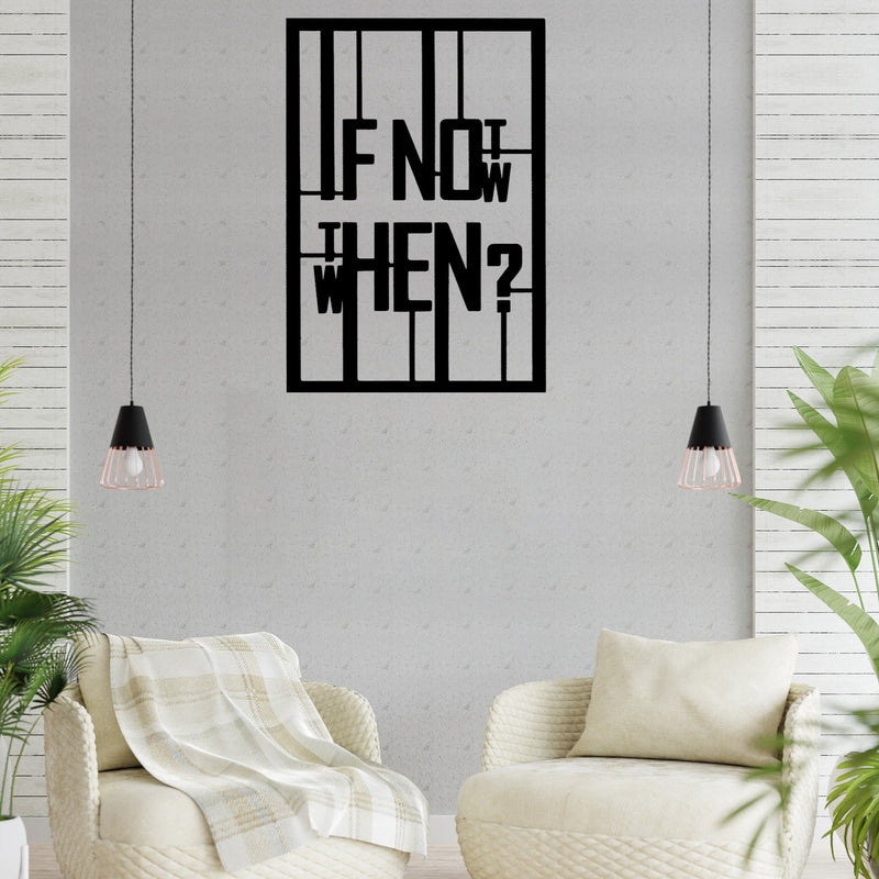Now - Wooden Acrylic Wall Decor || Wall Hanging