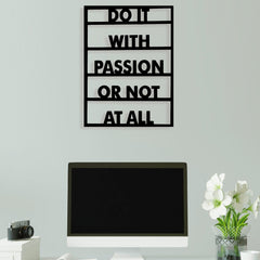 Passion - Wooden Acrylic Wall Decor || Wall Hanging